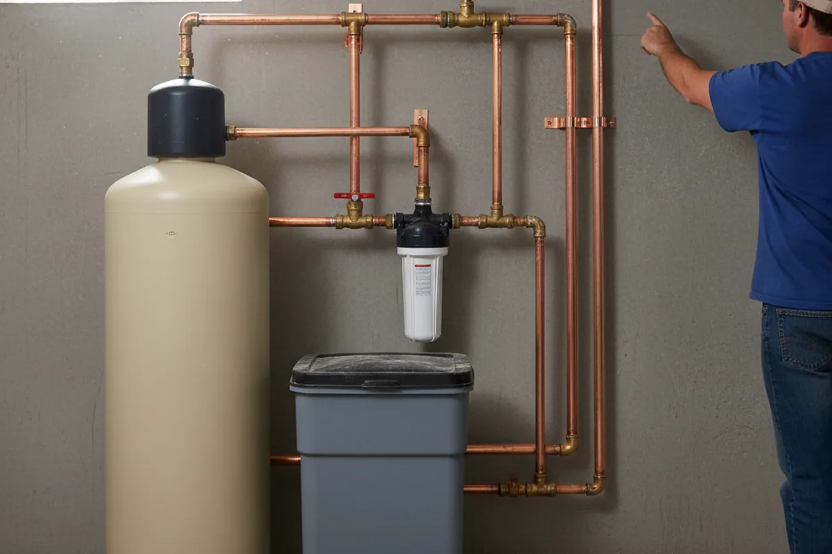 Whole-house water treatment system installed in Glade Hill